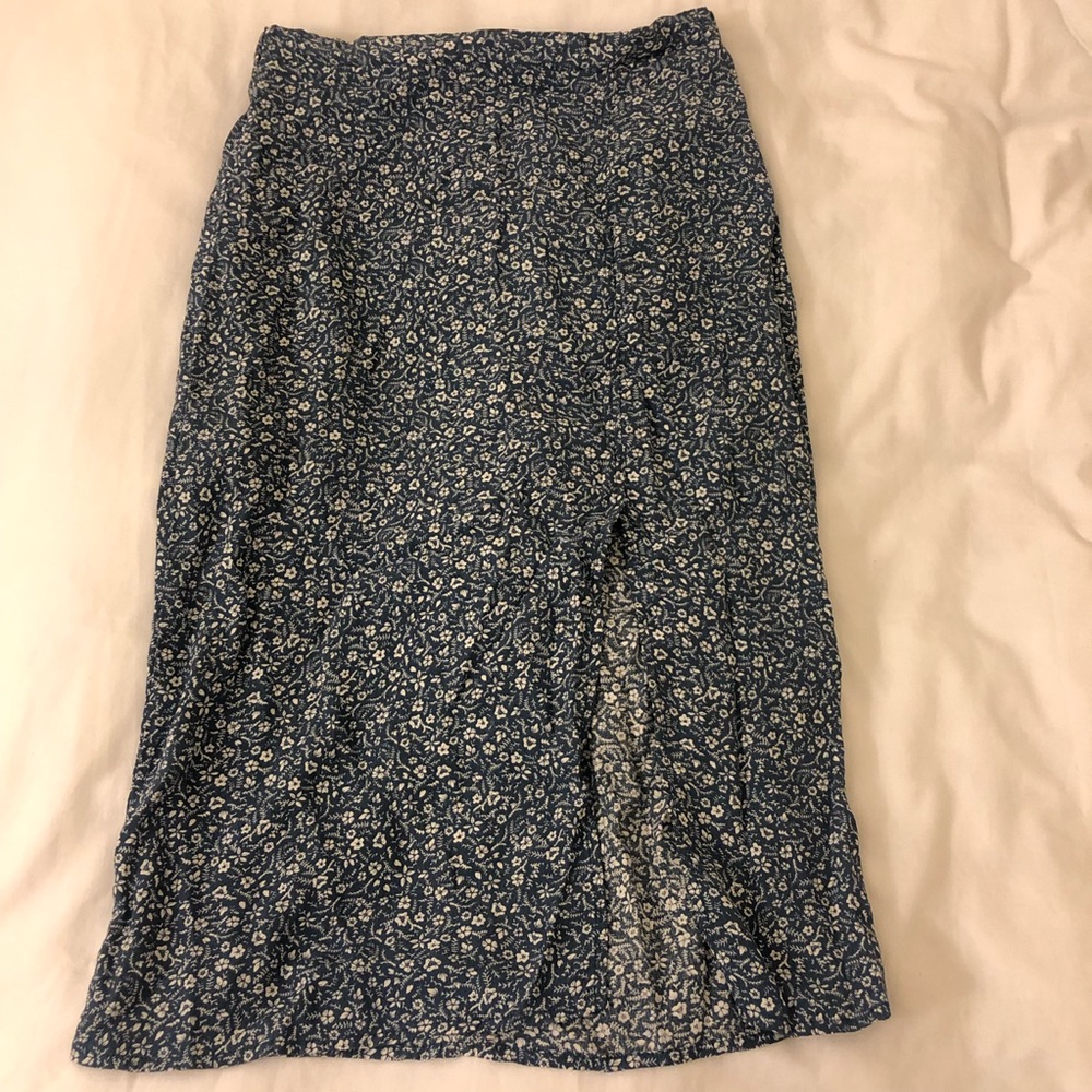Floral Midi Skirt
